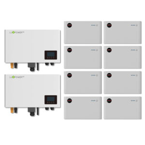Lux Double SQPOD + 25.6kWh Greenlinx  Battery Storage Bundle (Installation included)