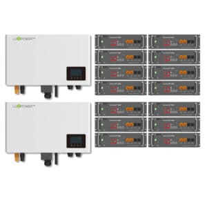 Lux Double SQPOD + 33.6kWh Uhome Battery Storage Bundle (Installation included)