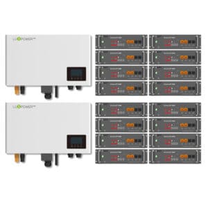 Lux Double SQPOD + 38.4kWh Uhome Battery Storage Bundle (Installation included)
