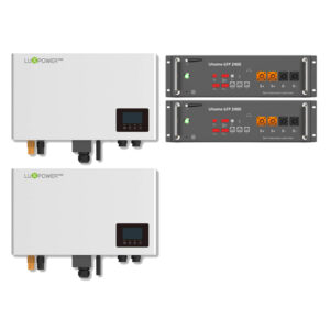 Lux Double SQPOD + 4.8kWh Uhome Battery Storage Bundle (Installation included)