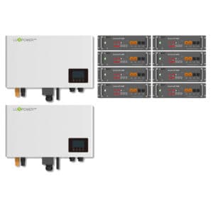 Lux Double SQPOD + 19.2kWh Uhome Battery Storage Bundle (Installation included)
